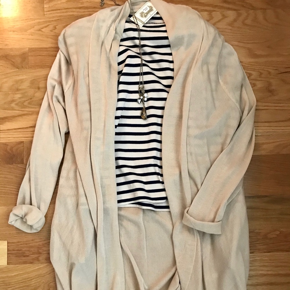 NWT mud pie long cardigan